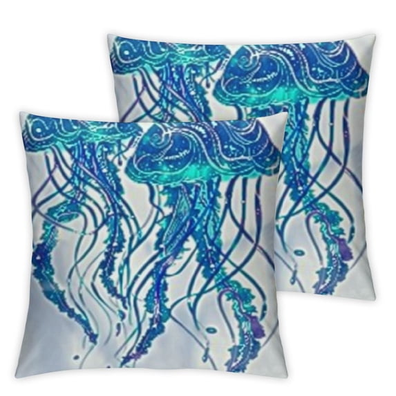 BANET Card Decorative Throw Pillow Case Pack of 2, Pile of Fortune Telling Elements Jumbled Together Fantasy Themes, Couch Bedroom Living Room Cushion Cover, Teal Black 22x22in