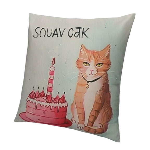 BANET Cat - Pink Cat Pillows for Cat , Cat for Cat , Cat , If Only Cat 12x12in
