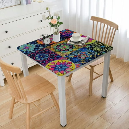 BANET Checkered Square Table Cloth s Polyester for Dining Room, Party, Banquet 36*36