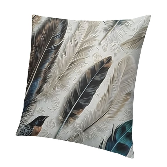 BANET  Chocolate Throw Pillow Cushion Cover, Parquet Pattern in Wooden Style Geometric Design in Nature Inspired Art, Decorative Square Accent Pillow Case 12x12in