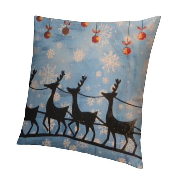 BANET Christmas s Decorative Christmas Short Plush Printing 20x20in