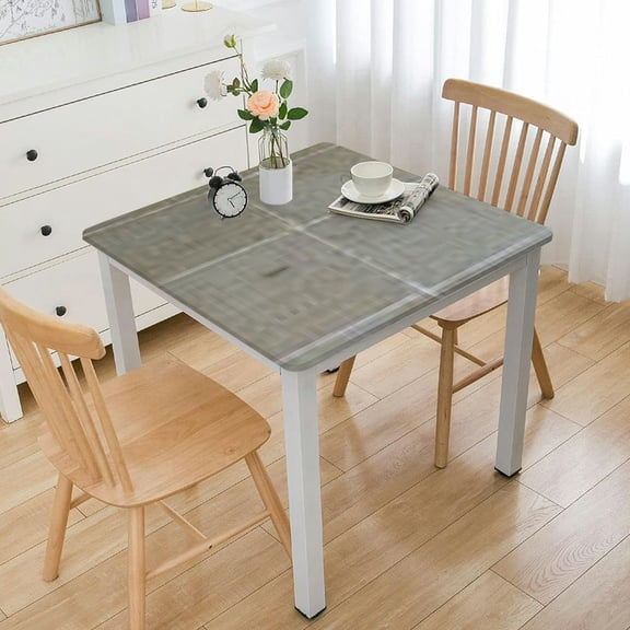 BANET Cotton Linen Dust-Proof Table Cover for Kitchen Dinning Table Cloth Linen white