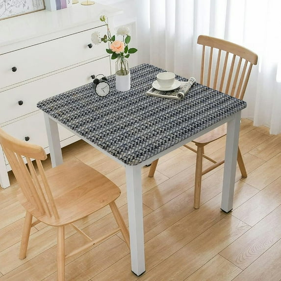 BANET Cotton Linen Tablecloth Square Tablecloths Table Covers with for Kitchen Dinning Wedding white