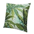 thumbnail image 1 of BANET Cozy Decorative Throw Pillow Covers, Pillow Covers for Couch Sofa Bed,Leaves Pattern,Green Blue Cream White, 1 of 5