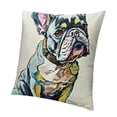 thumbnail image 1 of BANET  Cute Pet Frenchie Baby Dog Throw Pillow Covers  Sofa Decorative Cushion Cases for Home Decor 22x22in, 1 of 5