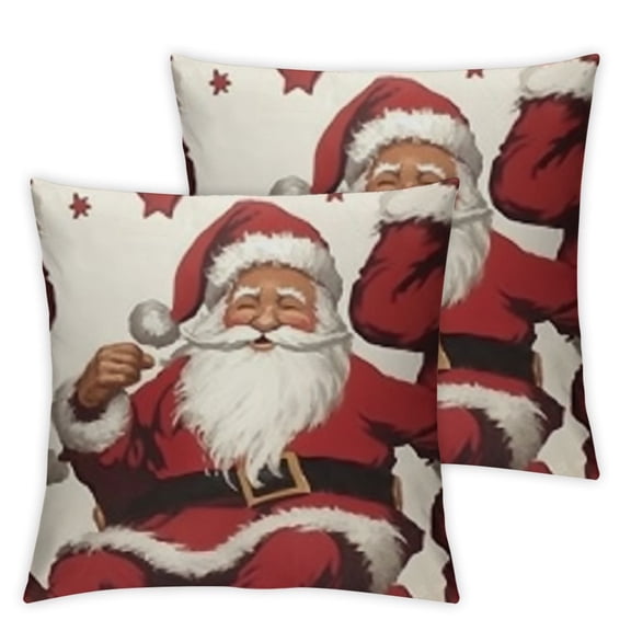 BANET Cute for Hair and Skin, Christmas Dwarf with , Soft Pillow Cover Pillow Cases Set of 2 18x18in