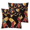thumbnail image 1 of BANET Decor Throw Pillow Covers Beautiful African Dancer Wear Hat and Women Dancing in Ethnic Style Pillow Cases for Bedroom Living Room Pack of 2 for Men Women 18x18in, 1 of 7