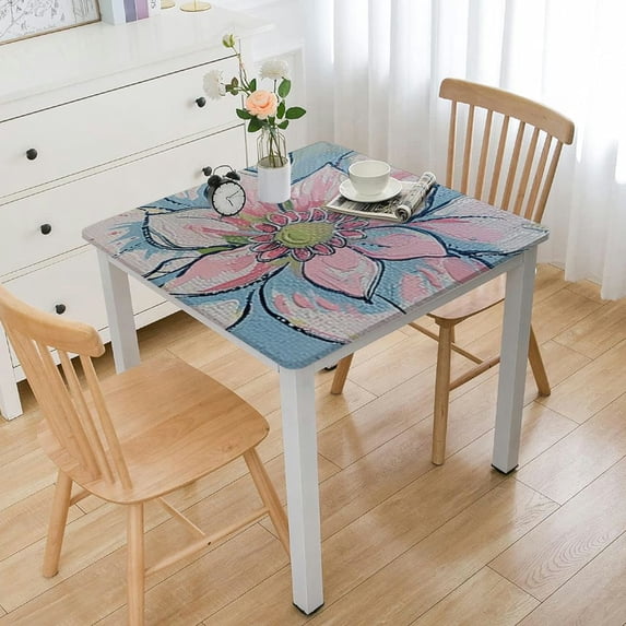 BANET Decorative Hand Block Print Dinning Table Cover, Thanks Giving Table Christmas Wedding white