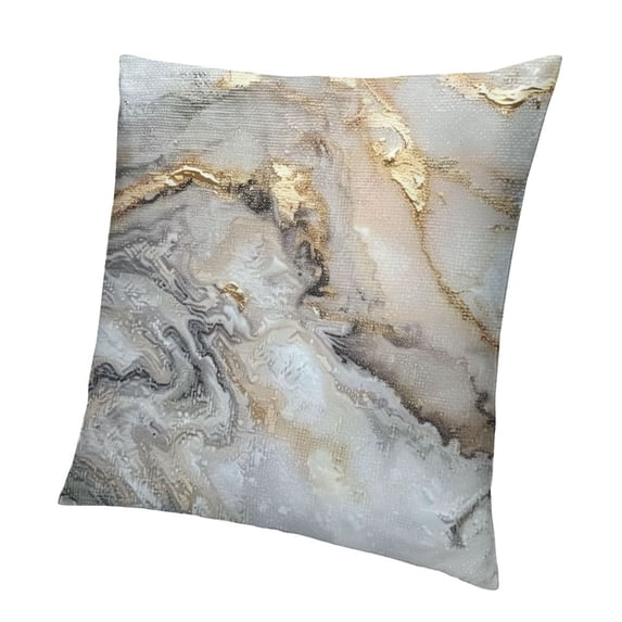 BANET Decorative Pillow Covers, Granite Marble Abstract Texture Throw Pillow Cases Cushion Covers Home Decorative, Soft Short Plush Square Cushion Covers for Sofa Couch Bed. 20"x20" 22x22in