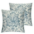 thumbnail image 1 of BANET Decorative Pillow Covers Set of 2, Antique Damask Pattern for Baroque Elegance Cushion Throw Pillow Covers Outdoor Sofa Couch Pillowcase 12x12in, 1 of 7