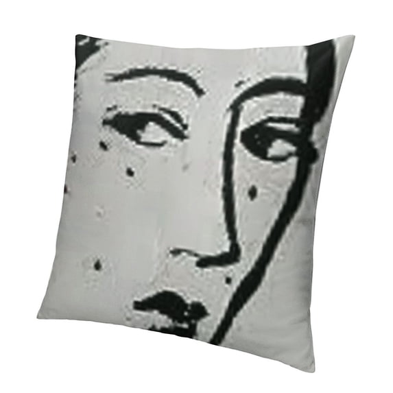 BANET Decorative Pillows Covers, Abstract Throw Pillowcase Cushion Shams with Zipper Closure Room Decor for Couch Sofa Bed 12x12in