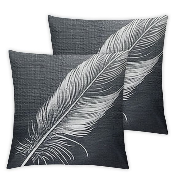 BANET Decorative Throw Pillow Cover, Square Cushion Cover, Double-Sided Zipper Closure Patterned Square Pillowcase 20x20in
