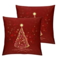 thumbnail image 1 of BANET Decorative Throw Pillow Cover, Square , Double-Sided Zipper Closure Patterned Square Pillowcase 22x22in, 1 of 7