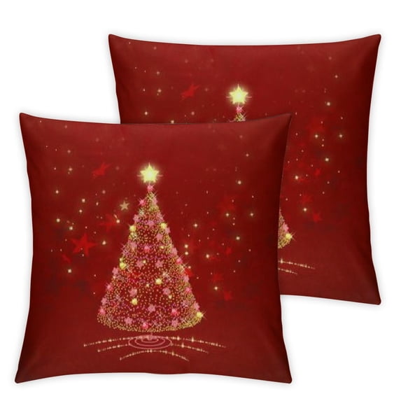 BANET Decorative Throw Pillow Cover, Square , Double-Sided Zipper Closure Patterned Square Pillowcase 22x22in