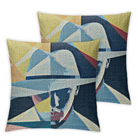BANET Decorative Throw Pillow Covers - Square - Double-Sided Zipper Closure Patterned Pillowcase Square 12x12in