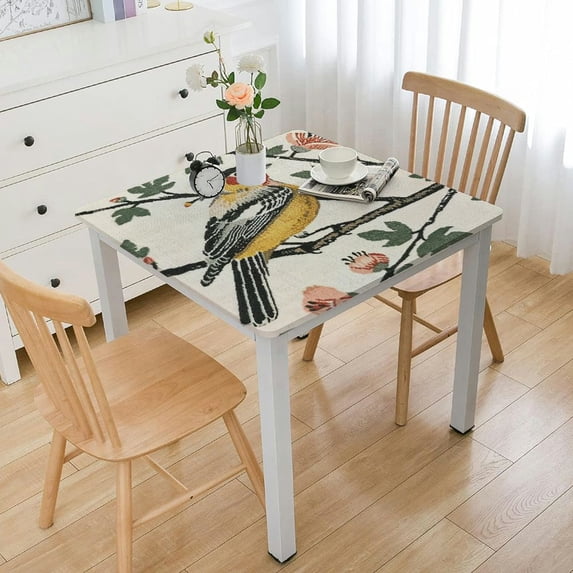 BANET Designer Table Cloth , Brids , Decor Kitchen Dining Thanksgiving white