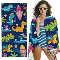 BANET Dinosaurs Beach Towel for Boys Quick Dry Kids Beach Towels Travel Towel for Women Girls Men Kids Adults 30x60in