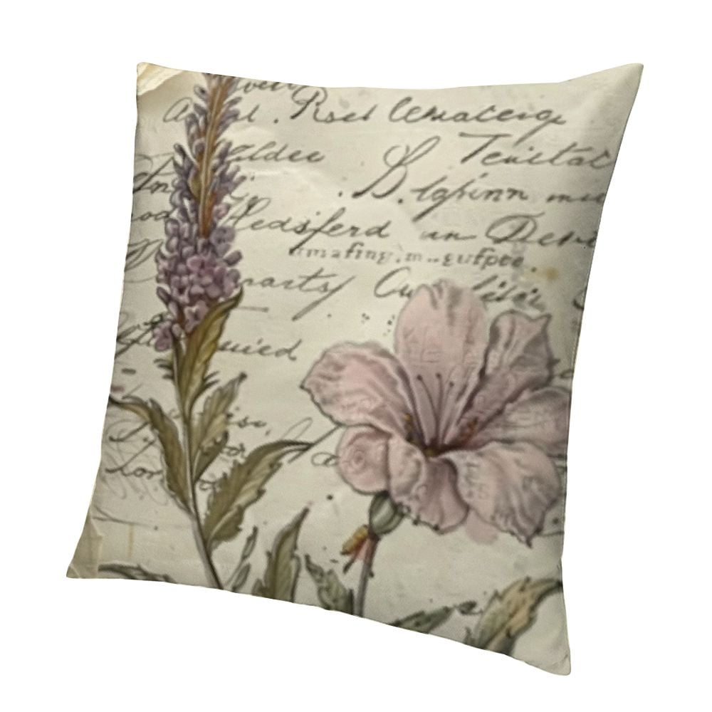 DouleSided Printed Throw Pillow Covers, Square Couch Cushion