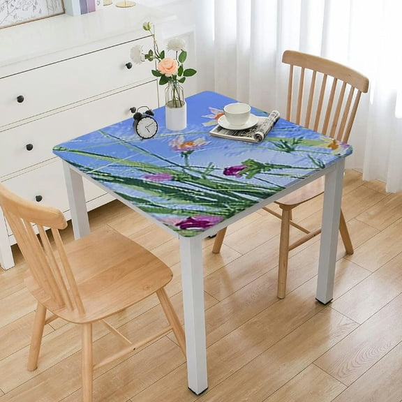 BANET Fabric Tablecloth, and Easy Care, Stain Resistant Fabric Tablecloth, Square 46*46