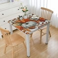 thumbnail image 1 of BANET  Fall Floral Leaves Tablecloth Thanksgiving Pumpkins Table Cloth Boho Waterproof Oil Proof Polyester Table Cover Decor for Home Dining Outdoor,Parties white, 1 of 7
