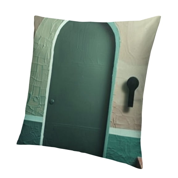 BANET Fall Pillow Covers Halloween Throw Pillow Loose Outdoor Pillow Nordic Abstract Pattern Square Cushion White