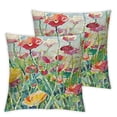 thumbnail image 1 of BANET Flower Decorative Case Pack of 2, of in Faded Colors , , 12x12in, 1 of 7