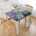 thumbnail image 1 of BANET  Flower Tablecloth, Vintage Flower in Pastel Color Scheme Fragrance Natural Blooming Print, Dining Room Kitchen Rectangular Table Cover White, 1 of 7