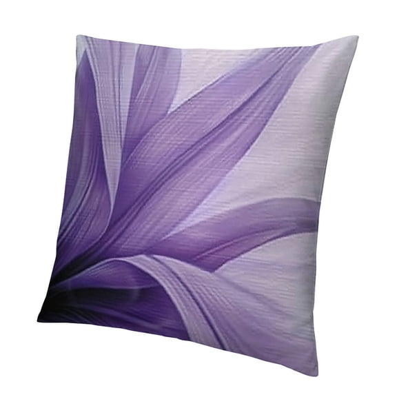 BANET Flower Throw Pillow Cushion Cover, Ombre Color Change Style Water Colored Print Calming Details Image, Decorative Square Accent Pillow Case 18x18in