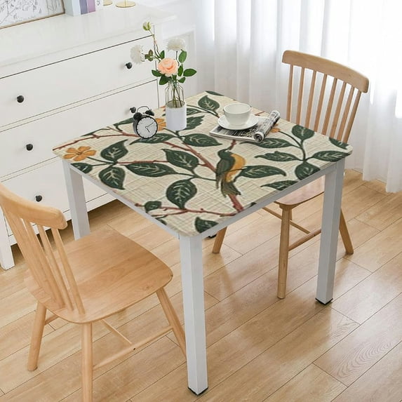 BANET French Linen Tablecloth Soft Breathable Table Cloth Kitchen Dining Tablecloth for Rectangular Tables for Parties Christmas white