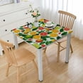 thumbnail image 1 of BANET Fruits Pattern Square Tablecloth,Stain Wrinkle Resistant Reusable Washable Print Square Table Cover,for Kitchen Camping Birthday Dining Dinner Outdoor(Multicolor) white, 1 of 7