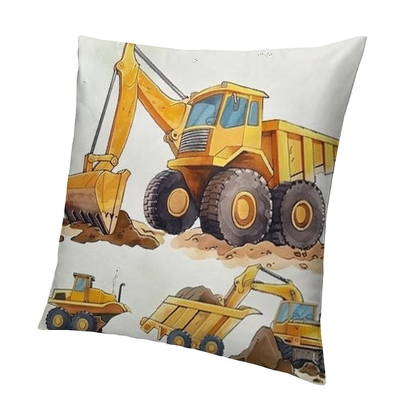 BANET Funny Dogs Square Throw Pillow Covers , Cartoon Puppy Decorative Couch Pillowcase with Hidden Zipper, Print Throws Cushion Cover for Bed Sofa 24x24in