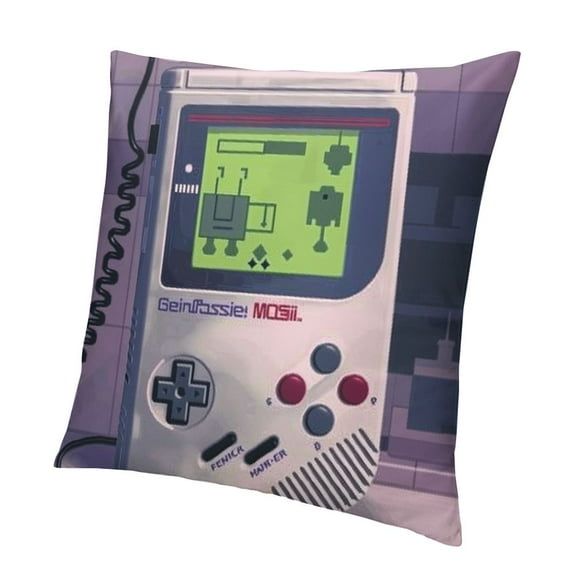 BANET Gaming Decor Throw Pillow Covers - Gamer Controller Boy Room Decorations - Gamer Gifts for Teenage Boy - Gaming Decor for Boys Bedroom Gaming Room White