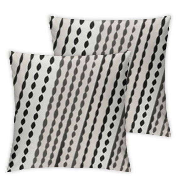 BANET Geometric Throw Pillow Cover Set of 2, Peach Colored Diamond Shapes on Cream Background Simplistic Diagonal Tile Print, Decorative Square Covers for Couch Bed & Sofa,Peach Cream 12x12in