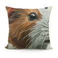 thumbnail image 1 of BANET Guinea Pig Throw Pillow Cover Animal Cute Head Portrait Furry Pillow Case Decorative Men Women Boy Girl Room Cushion Cover for Home Couch Bed 18x18in, 1 of 5