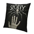 thumbnail image 1 of BANET Halloween Pillow Covers Decorative Throw Pillows Cover Black Ghost Pumpkin Pillow Cases Home Outdoor Sofa Couch Cushion Covers for Halloween Decor 12x12in, 1 of 5