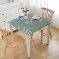 thumbnail image 1 of BANET Heavy Duty Vinyl Tablecloth with Flannel Backing Waterproof Oil-Proof PVC Table Cloth Stain-Resistant Wipeable Rectangle or Square Table Cover white, 1 of 8