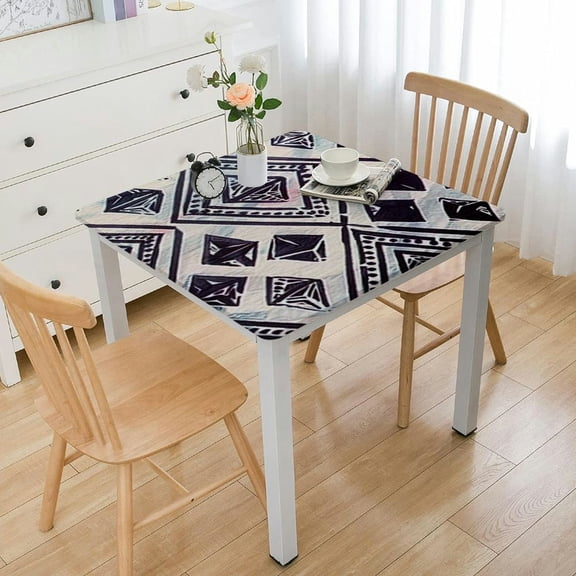 BANET Indian Hand Block Print Table Cloth | Rectangle Cotton Table Cover|Thanksgiving Wedding Dining Tablecloth| Table Decor white