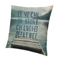 thumbnail image 1 of BANET  Lake House Decor Pillow Covers, Lake House Gifts,  Pillow Cover , Lake Decor Lake Pillows Lake Themed Decor Lake Life Decor(Blue) 22x22in, 1 of 5