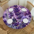 thumbnail image 1 of BANET Lavender Flower Round Decorative Tablecloth, Table cover , Coffee Table Tablecloth 54"-58, 1 of 8