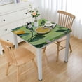thumbnail image 1 of BANET  Lemon Square Tablecloth, Tablecloths, Washable Indoor/Outdoor Floral Pattern for Anniversary, Christmas, Wedding Party white, 1 of 8
