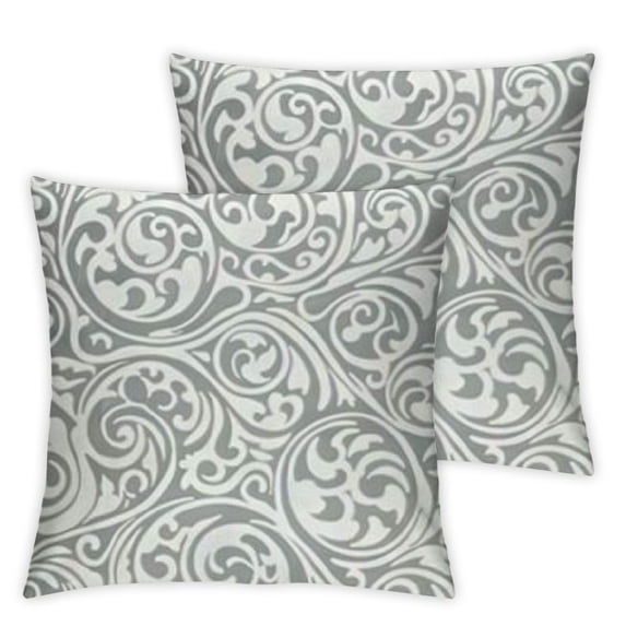BANET Light Blue Color Pillowcases, Decorative Bed Pillowcases Digital Printing Bedroom Set Hidden Zipper on Short Side 20x20in
