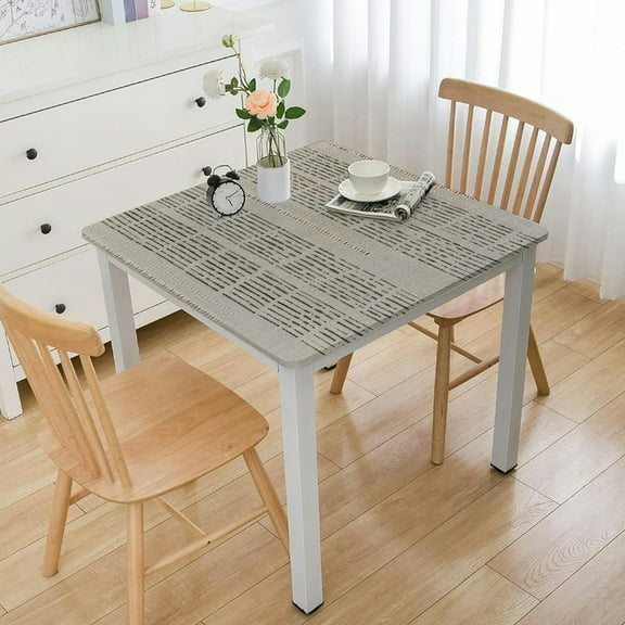 BANET Linen Table Cloth Style Cream,Kitchen Dining Room Tablecloths for Rectangle Tables, Washable Wrinkle Resistant white