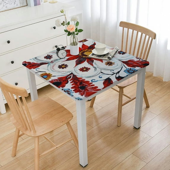 BANET ,Linen Table Cloth, ,Table Cover for Party white