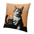 thumbnail image 1 of BANET  Love Cats Cat Pillow Covers ,Cat Decor Decorations for Cat Lovers,Cat Room Home Decorcat, Gifts for Cat Lovers,Tuxedo Cat Gift 18x18in, 1 of 5