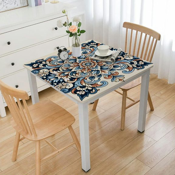 BANET Machine Washable Tablecloths Theme Machine Washable Decorative Table Cover