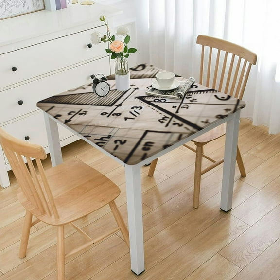 BANET Math Equation Tablecloths Mathematics Formula Table Cover for Kids Boys Girls Science Students School Educational Table Clothes Child Dorm Decor for Dining Kitchen Home
