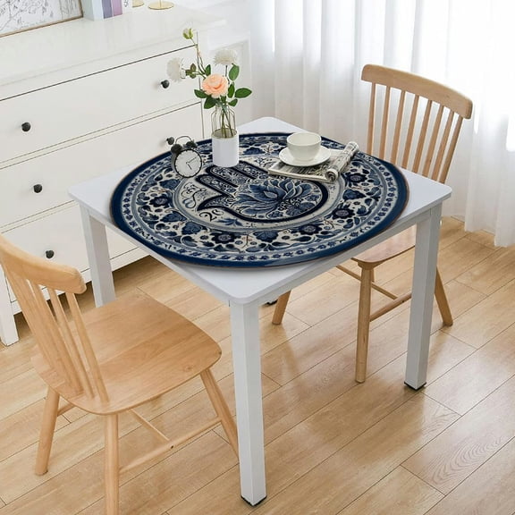 BANET Matzah Cover Design - Fits Square Shmurah Matzo or Square Matzot Table Essential Decorations White