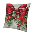 thumbnail image 1 of BANET Merry Christmas Decorative Cotton Linen Joy Blessing 22x22in, 1 of 5
