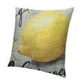 thumbnail image 1 of BANET Motivational Quote Throw Pillow Cover If Gives You Lemons Make Rectangle Pillow Cases Home Decorative Cushion Cover for Bed Sofa Yellow White Black 22x22in, 1 of 5