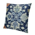 thumbnail image 1 of BANET Navy Blue White Pillow Covers, Persian Carpet Design Decorative Throw Pillows Farmhouse Cushion Pillow Covers for Sofa Couch Outdoor Decor 12x12in, 1 of 5